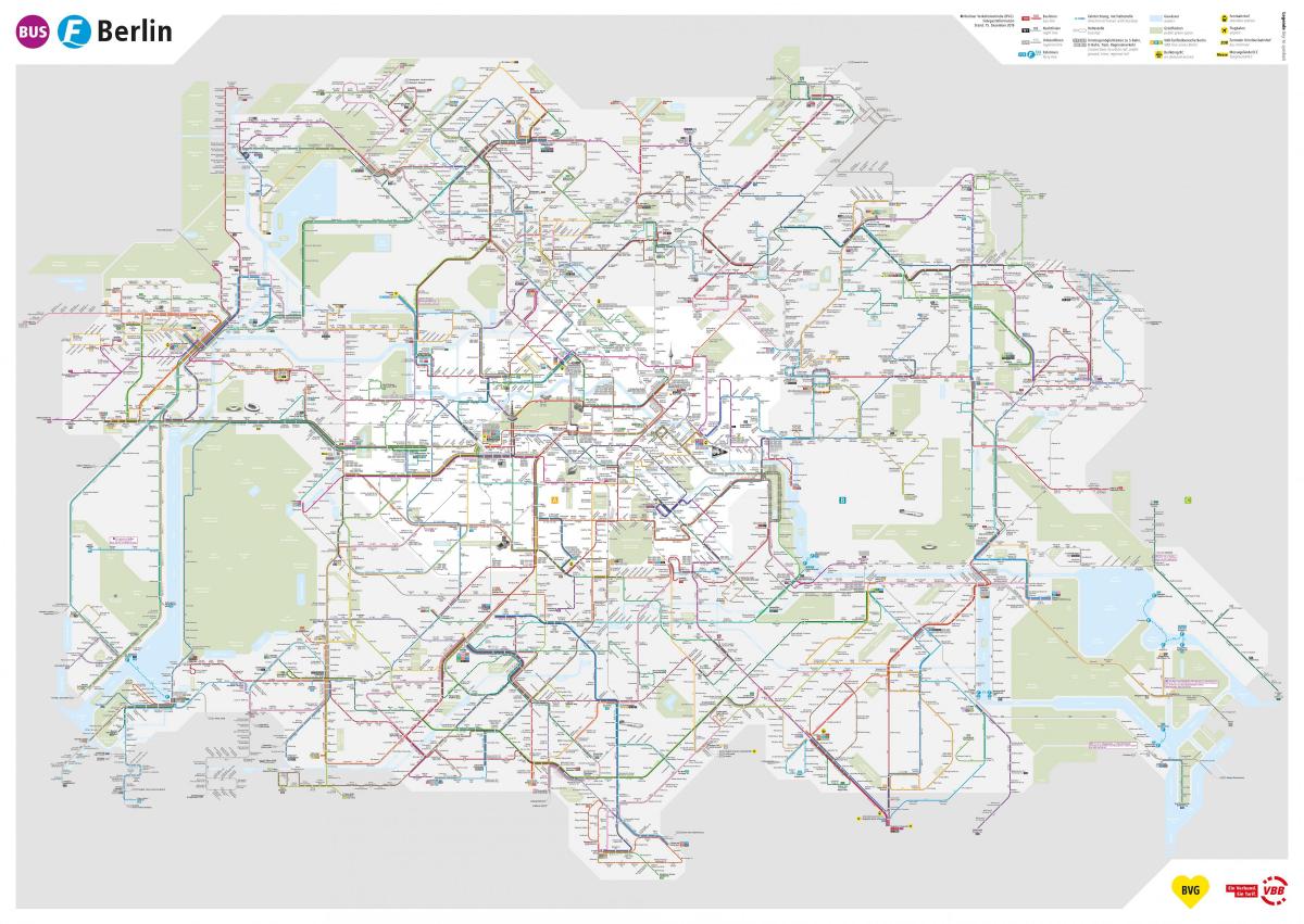 berlijn buslijnen kaart