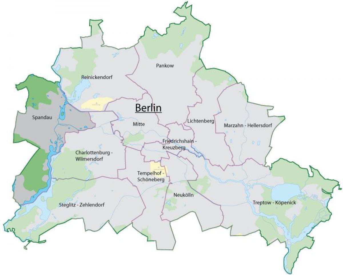 kaart van berlin spandau