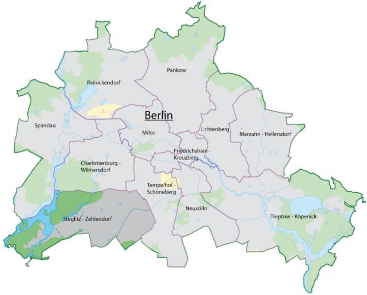 kaart van berlijn steglitz