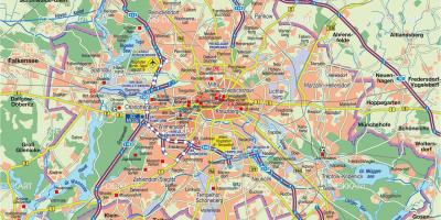 Berlin city kaart