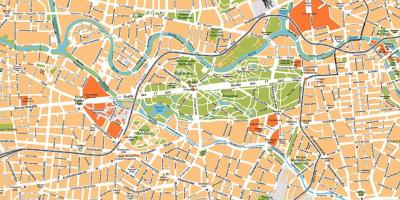 Berlin centrum kaart