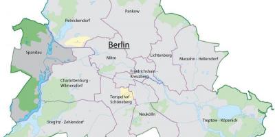 Kaart van berlin spandau